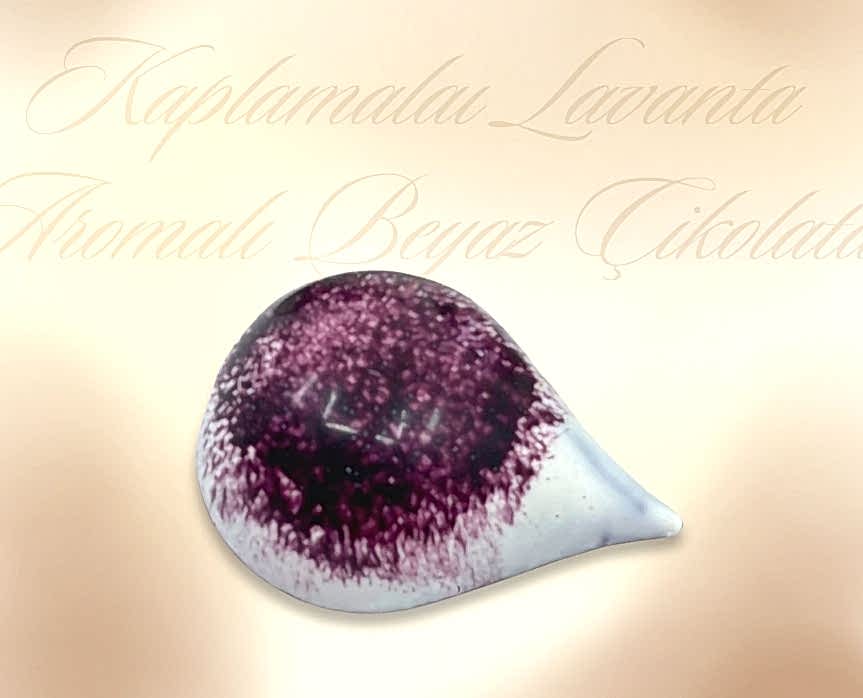 Kaplamalı Lavanta Aromalı Beyaz