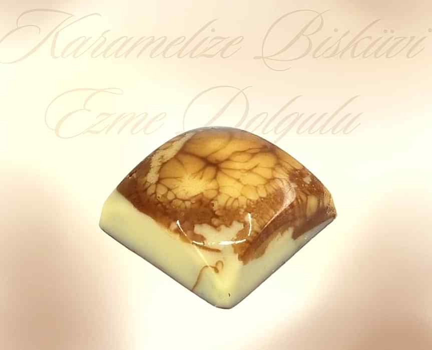 Karamelize Bisküvi Ezme Dolgulu Sütlü Çikolata